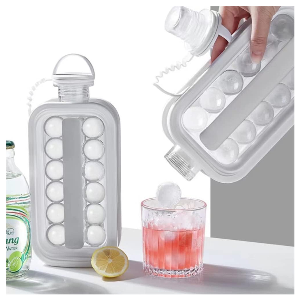 Miniatura 2 de Botella Hielera Molde hielos circulares